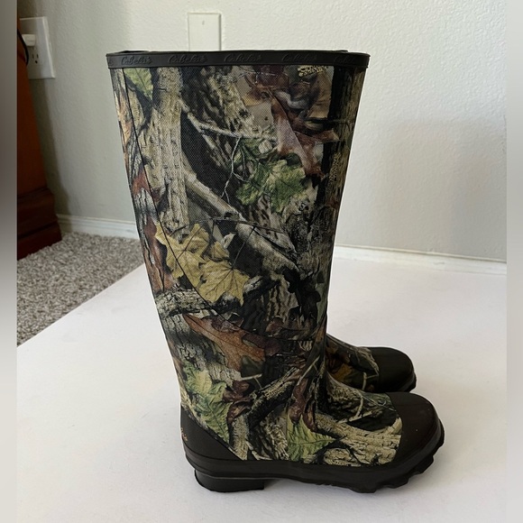 Cabela’s Snake Proof Waterproof Slip On Hunting Boots in Timber Mens Size 7 - Picture 1 of 16